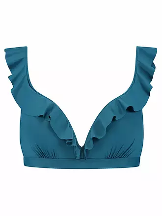 BEACHLIFE | Damen Bikinioberteil Petrol | 